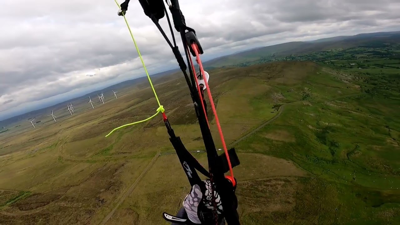 Paragliding at Dungiven. Littlecloud Urubu. NIPC