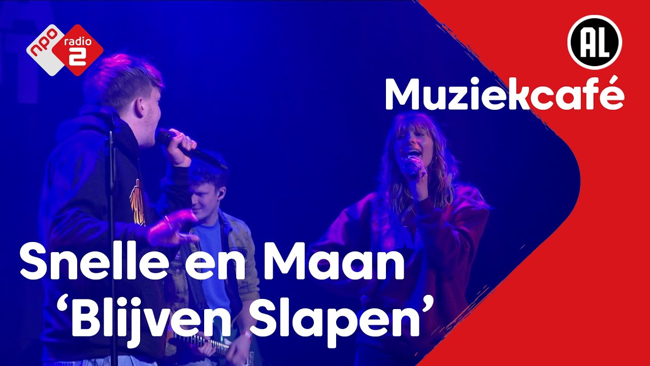 Snelle & Maan - Blijven Slapen | live in Muziekcafé