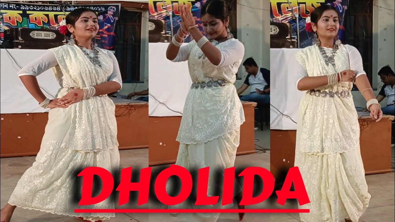 🤍❤️🤍DHOLIDA।Dance cover।Bollywood।Gangubai Kathiawadi।Alia Bhatt।Easy Step।Mallar Music college🤍❤️🤍