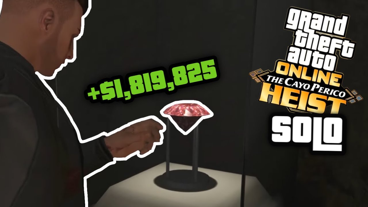 GTA Online Cayo Perico Heist | SOLO - $1,819,825 (Pink Diamond)