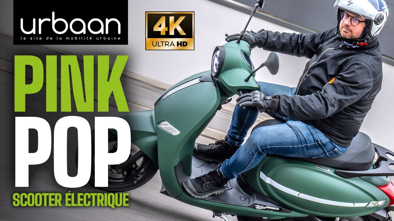 Essai Pink Pop [4K HDR] - scooter électrique - 2023 - urbaanews