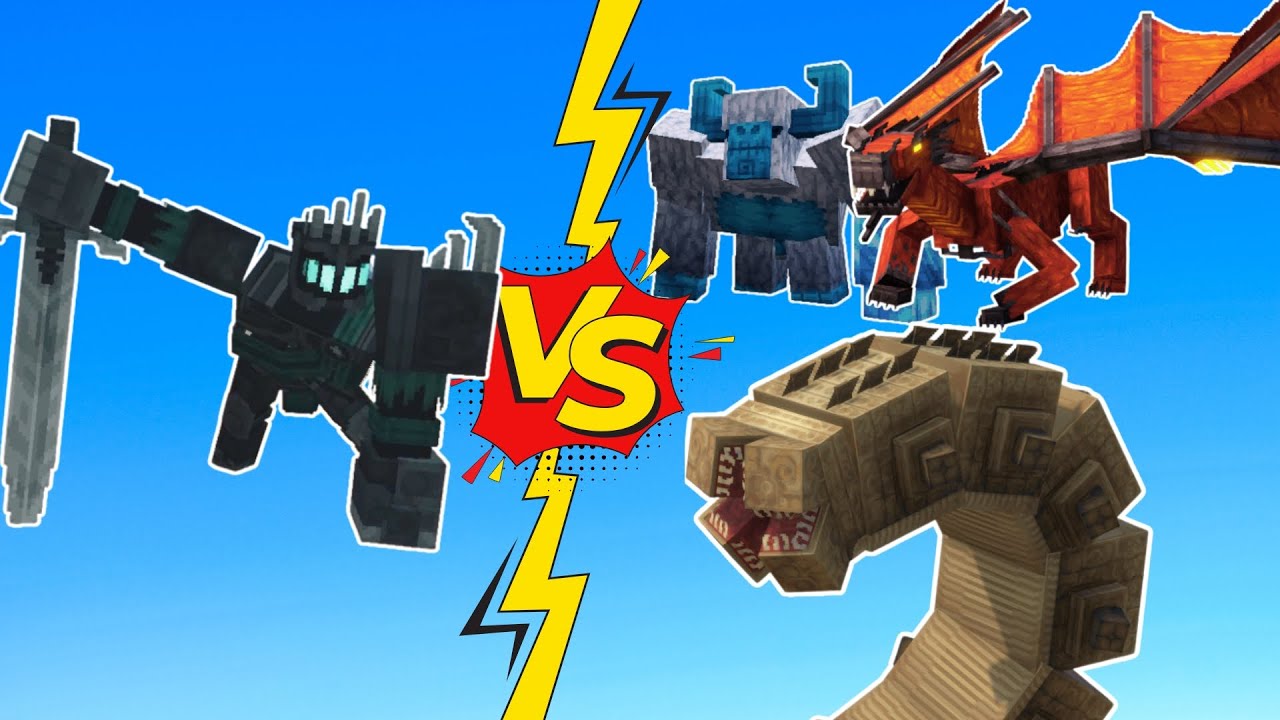 Underworld Knight vs ALL Bosses &ndash; Minecraft Bosses&rsquo; Rise Addon Battle! ⚔️🔥