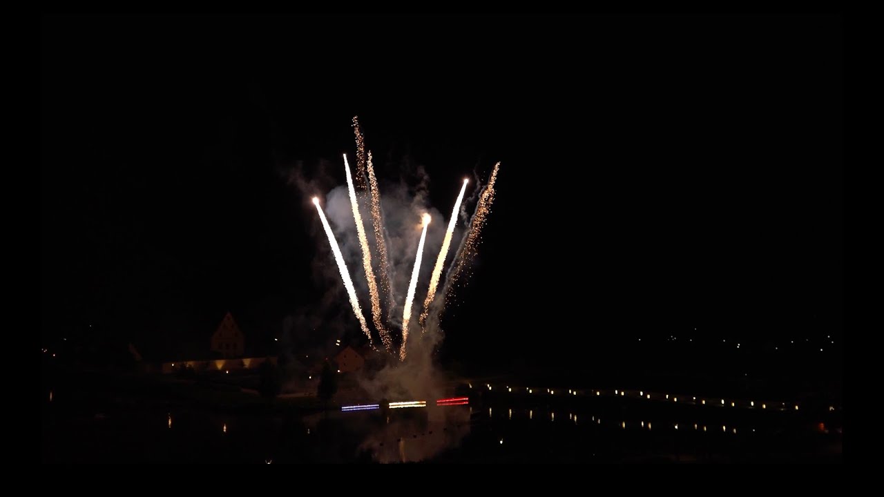 Musikfeuerwerk zur 