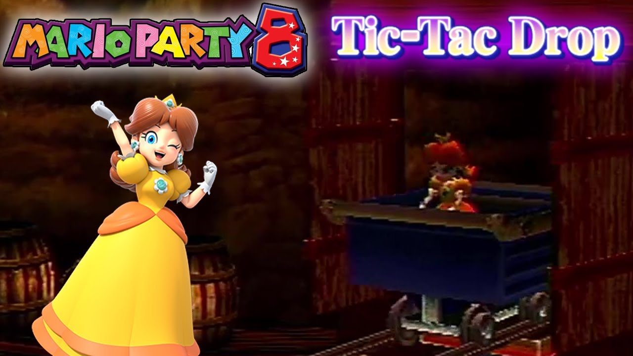 Mario Party 8 - Daisy VS Peach - Tic Tac Drop (Game 7) | [LSF]Chaz