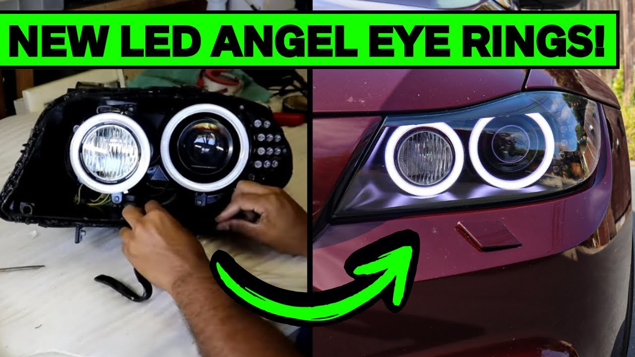 The Brightest LED Angel Eye Rings for BMW E90/E92 3-Series! | INSTALL + REVIEW
