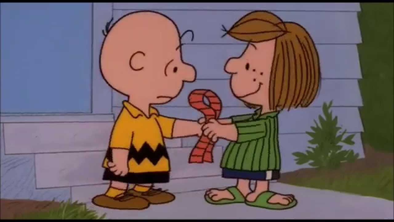 Charlie Brown is sad