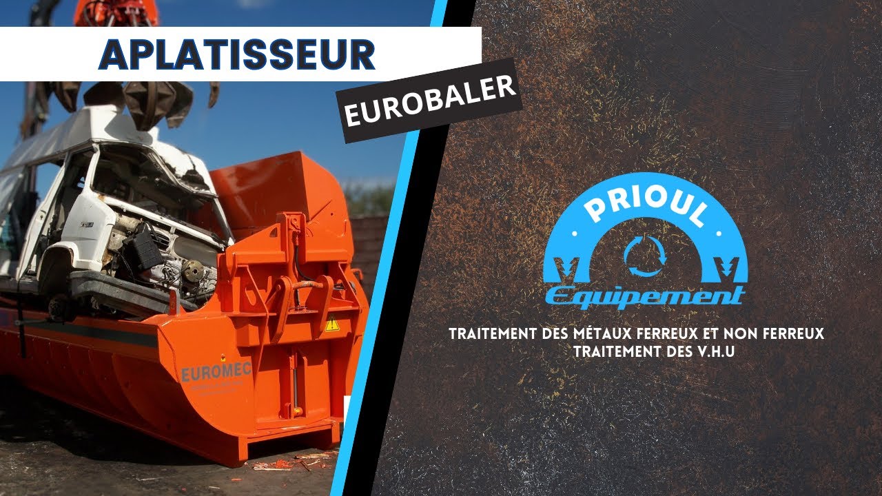 Aplatisseur VHU - Eurobaler | Euromec