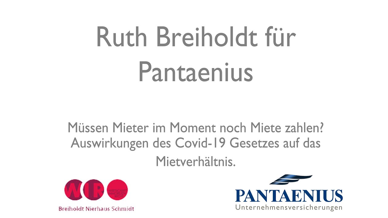 Ausbleibende Mietzahlungen aufgrund Corona