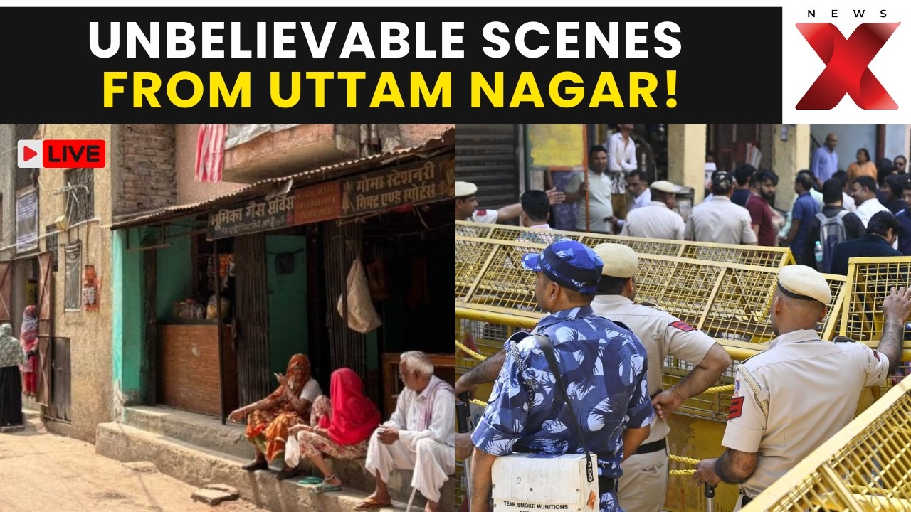 High Alert in Uttam Nagar LIVE | What’s Happening in Uttam Nagar? Heavy Security Raises Questions
