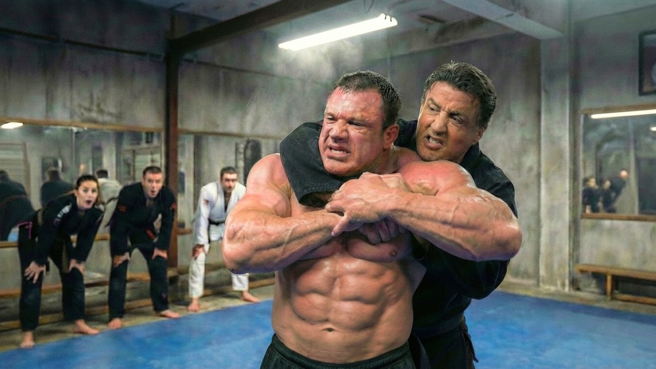 He Didn’t Know It Was Silvester Stallone —  300 Pound Body Builder Chose the Wrong Man to Bully