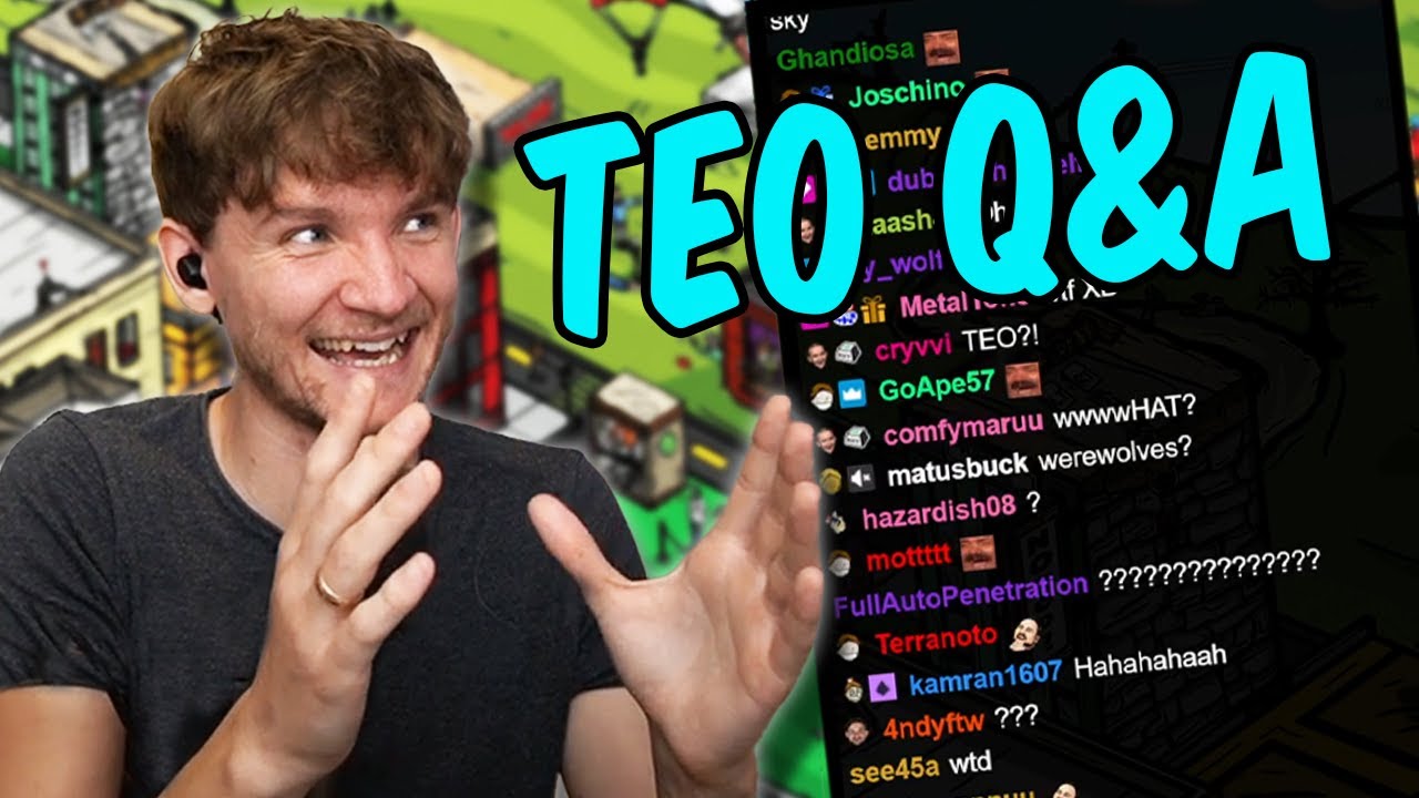 Teo does a live Q&A