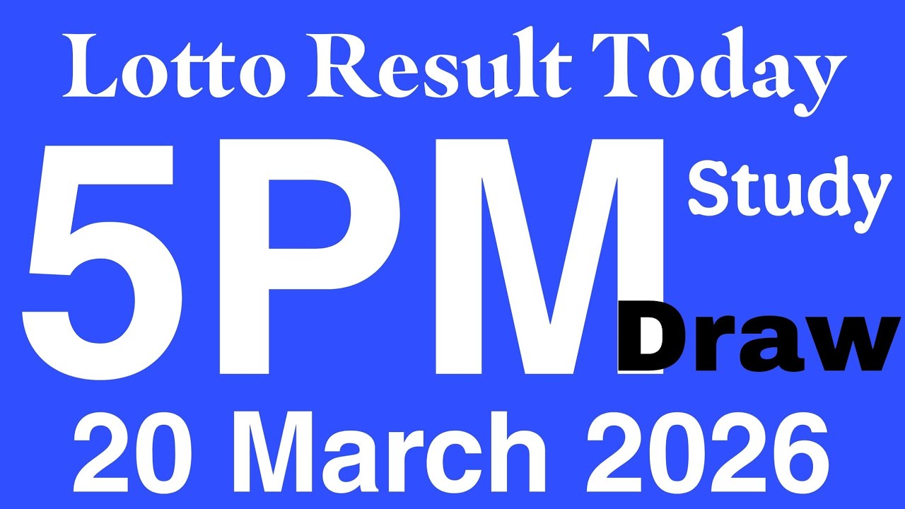 Lotto Result Today 5pm Draw March 20, 2026 Swertres Ez2  PCSO LIVE