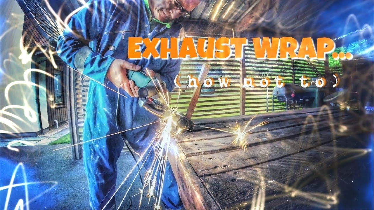 Exhaust Wrap... (how not to)