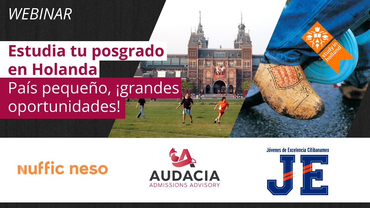 Webinar con Nuffic Neso: posgrados en Holanda
