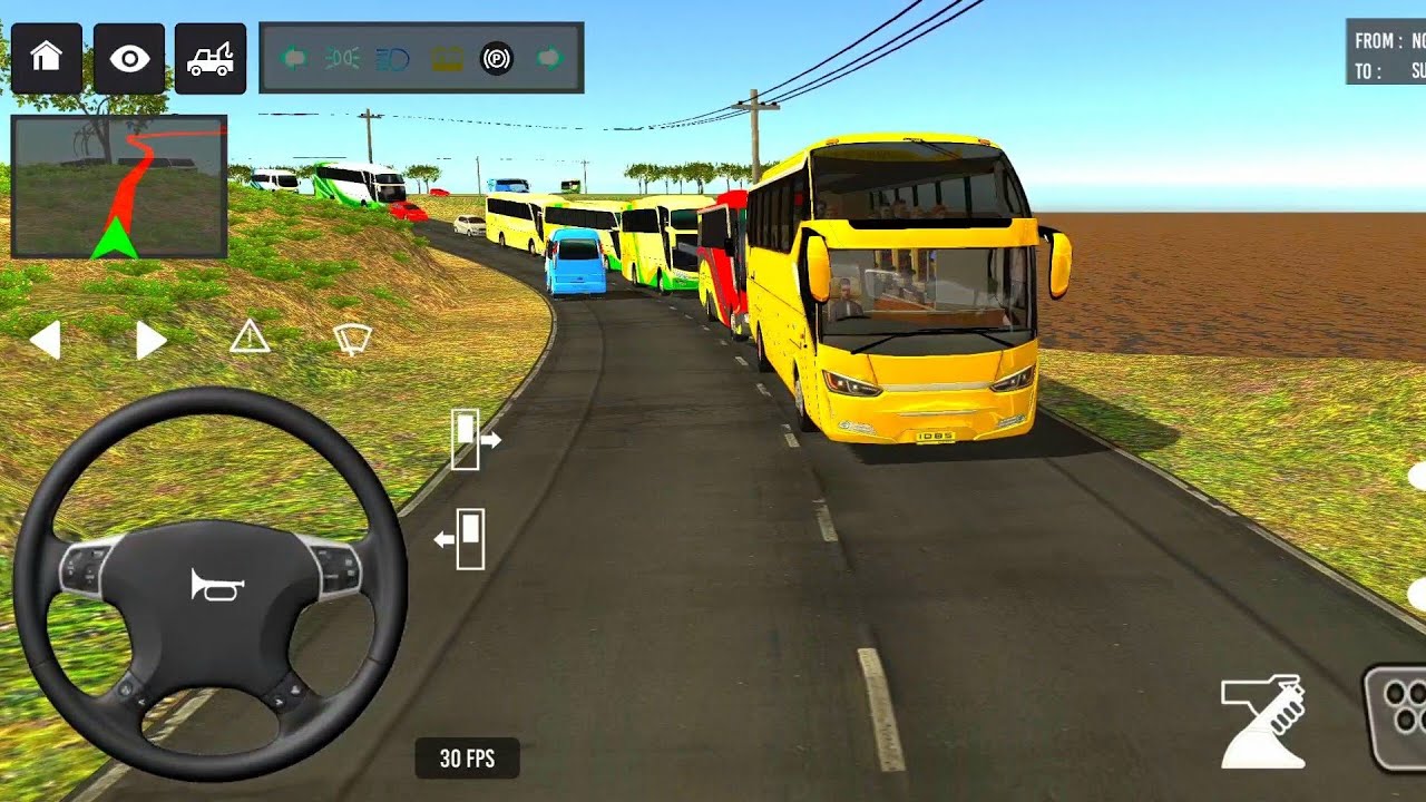 New Euro Coach Bus Driving 🚌😍 | Coach Bus Simulator Part 1 | Android Gameplay