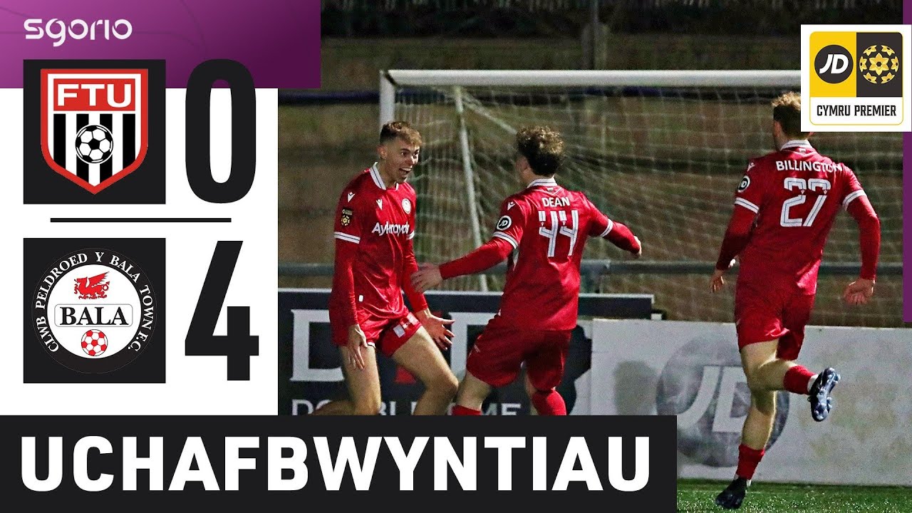 Uchafbwyntiau | Highlights: Y Fflint 0-4 Y Bala | Cymru Premier JD