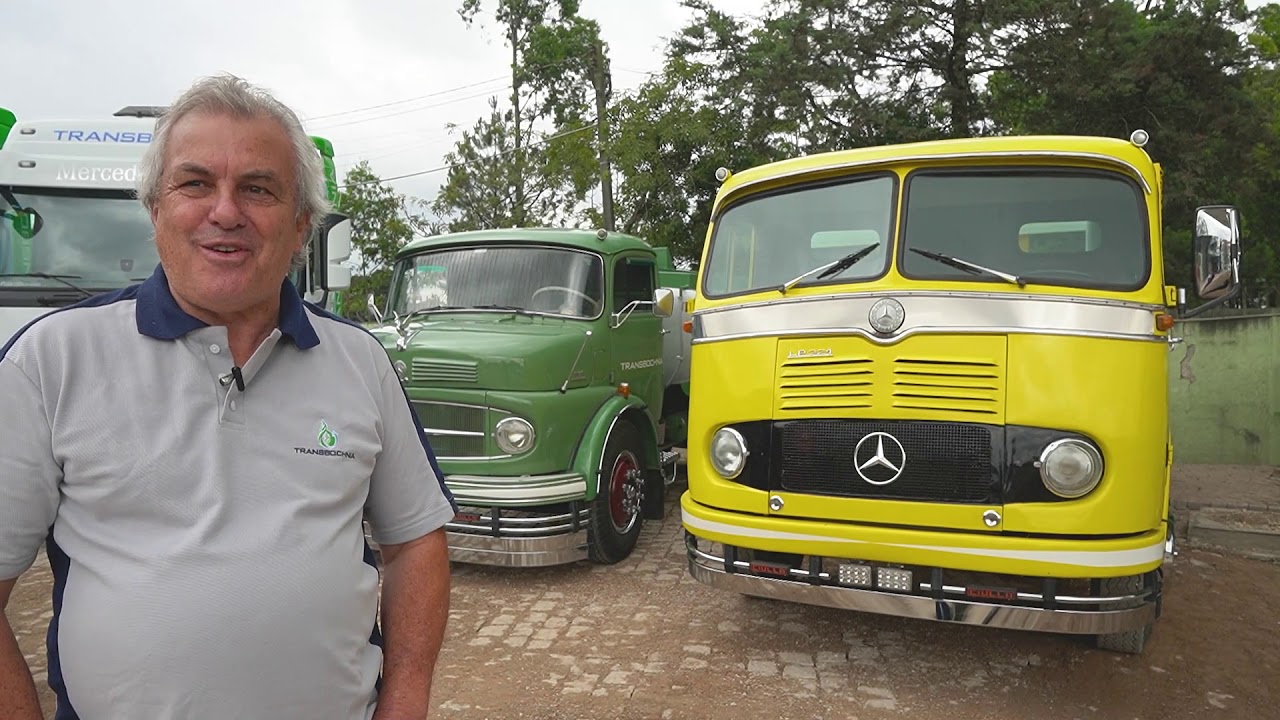 A história da coleção de caminhões da Mercedes-Benz de Antônio Bochnia