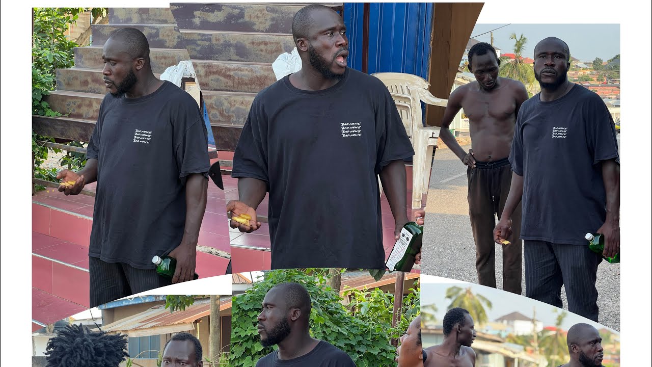 AKABENEZER AND  HIS CREW STARTED TEASING OPOKU BILSON ALL BCUS OF HIS BIG HEAD 😆😆😆😆