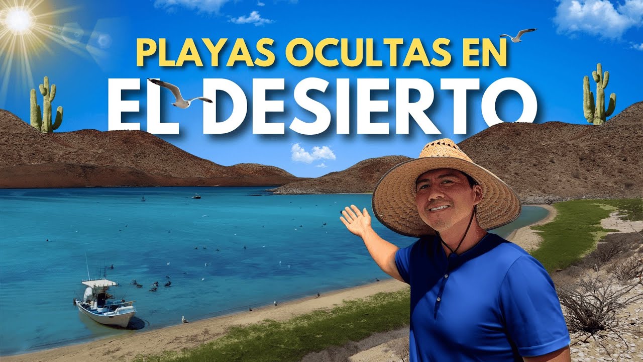 ¡3 PLAYAS OCULTAS en el desierto de BAJA CALIFORNIA! 🌵¡Lo mejor de BAHÍA DE LOS ÁNGELES! 🇲🇽