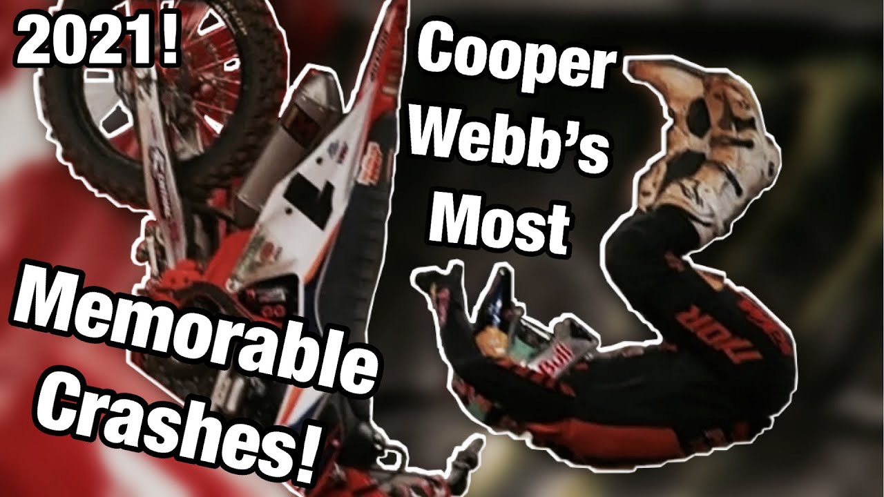 Cooper Webb&rsquo;s Most Memorable Crashes! 2021 - HD