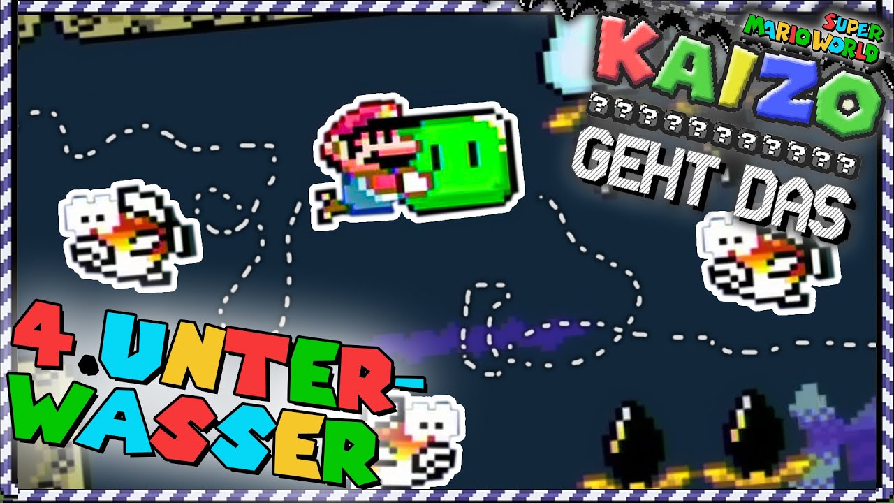 Kaizo geht das! - So überlebt ihr die Unterwasserwelt | #4