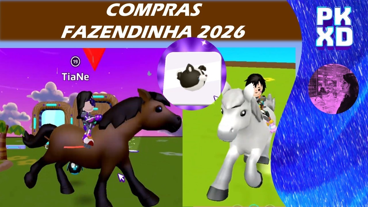 339) COMPRAS ATUALIZAÇÃO FAZENDINHA 2026 no PK XD | Tia Nê
