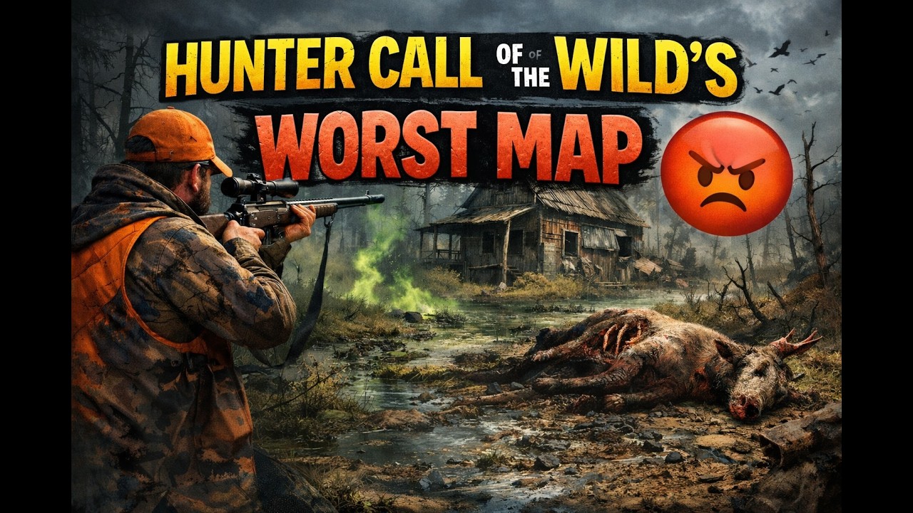 Hunting hunter call of the wild's worst map!!!