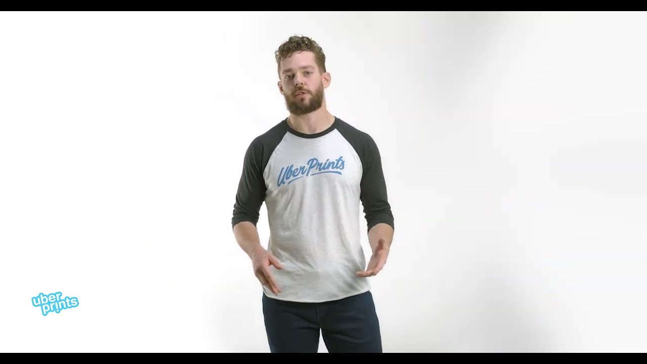 Triblend Baseball Raglan Tee by Next Level - Review Clip | Custom Printed at UberPrints