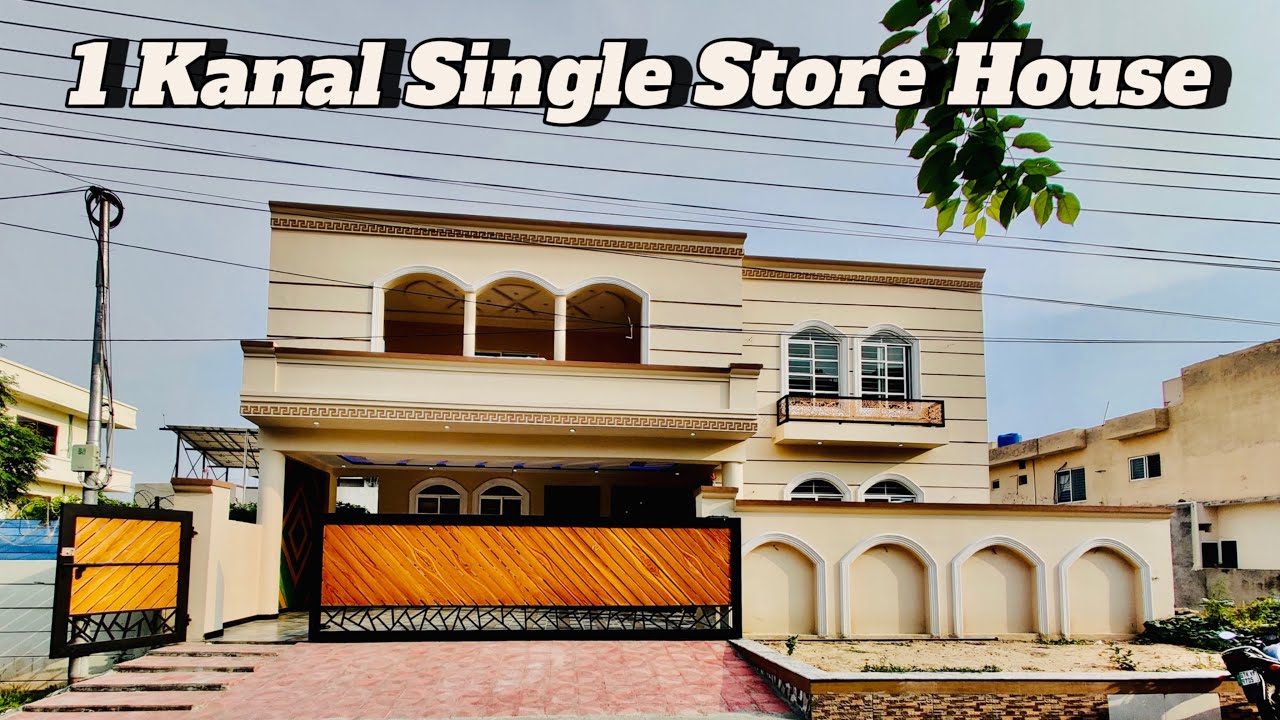 1 Kanal Single Story House For Sale In Soan Garden Islamabad