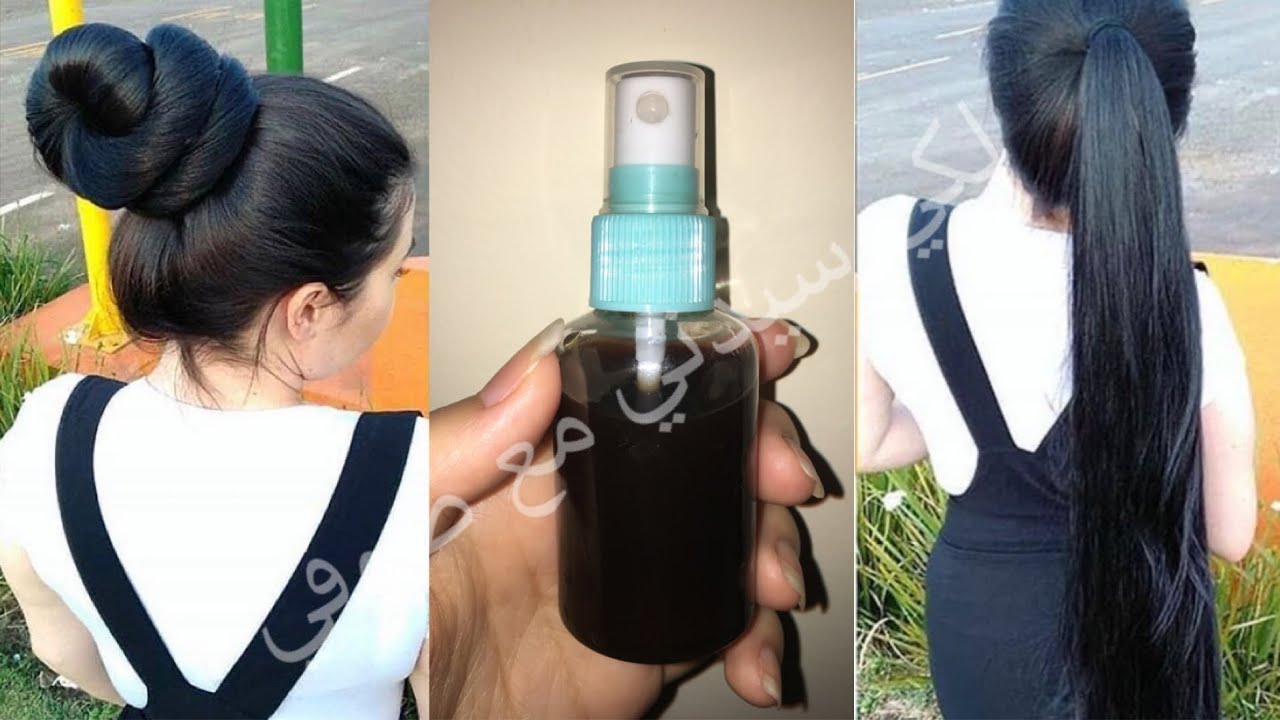 وصفة بدون غسل,وبدون زيوت,رشة قبل النوم,يعالج شيب الشعر,والصلع,يطول الشعر بجنون,يوقف التساقط في الحين