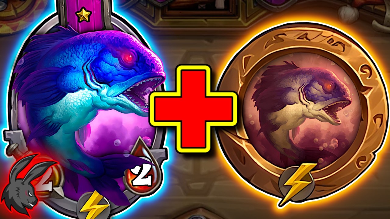 Fish Trinket on N'zoth is NOT Fair! | Hearthstone Battlegrounds