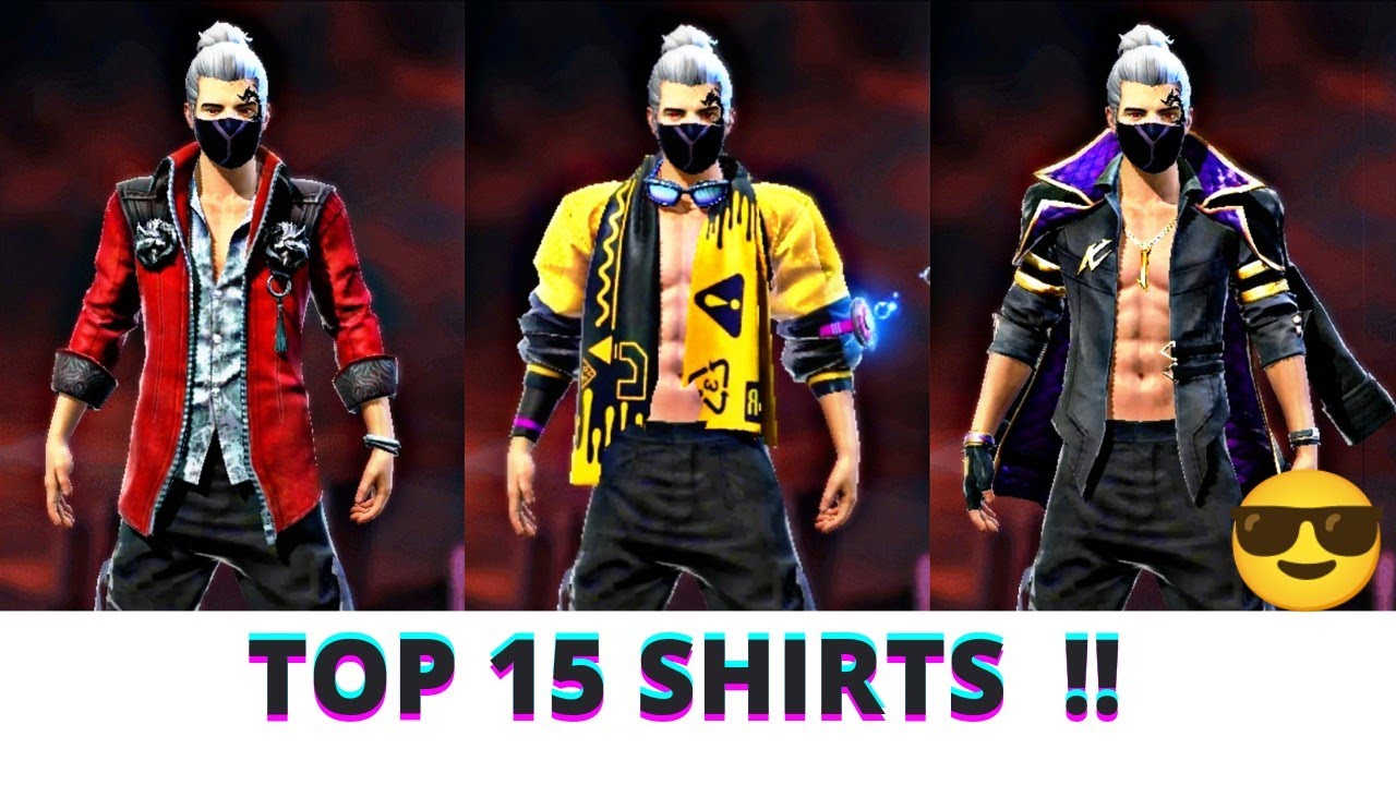 TOP 15 GOOD LOOKING SHIRTS IN FREE FIRE STORE 👔😎