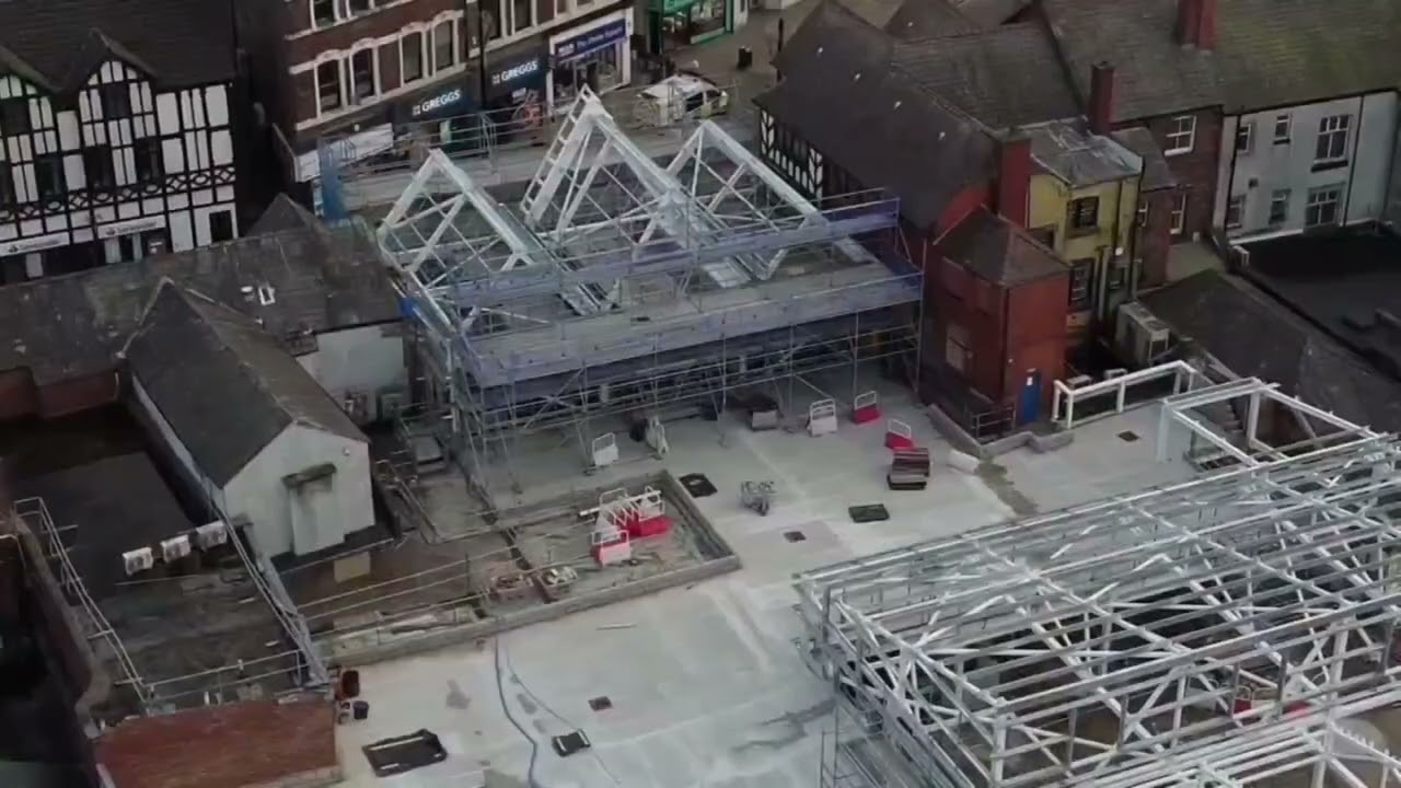 Wigan Galleries rebuild New Market , Basement, Big Imovpovents , November 2025