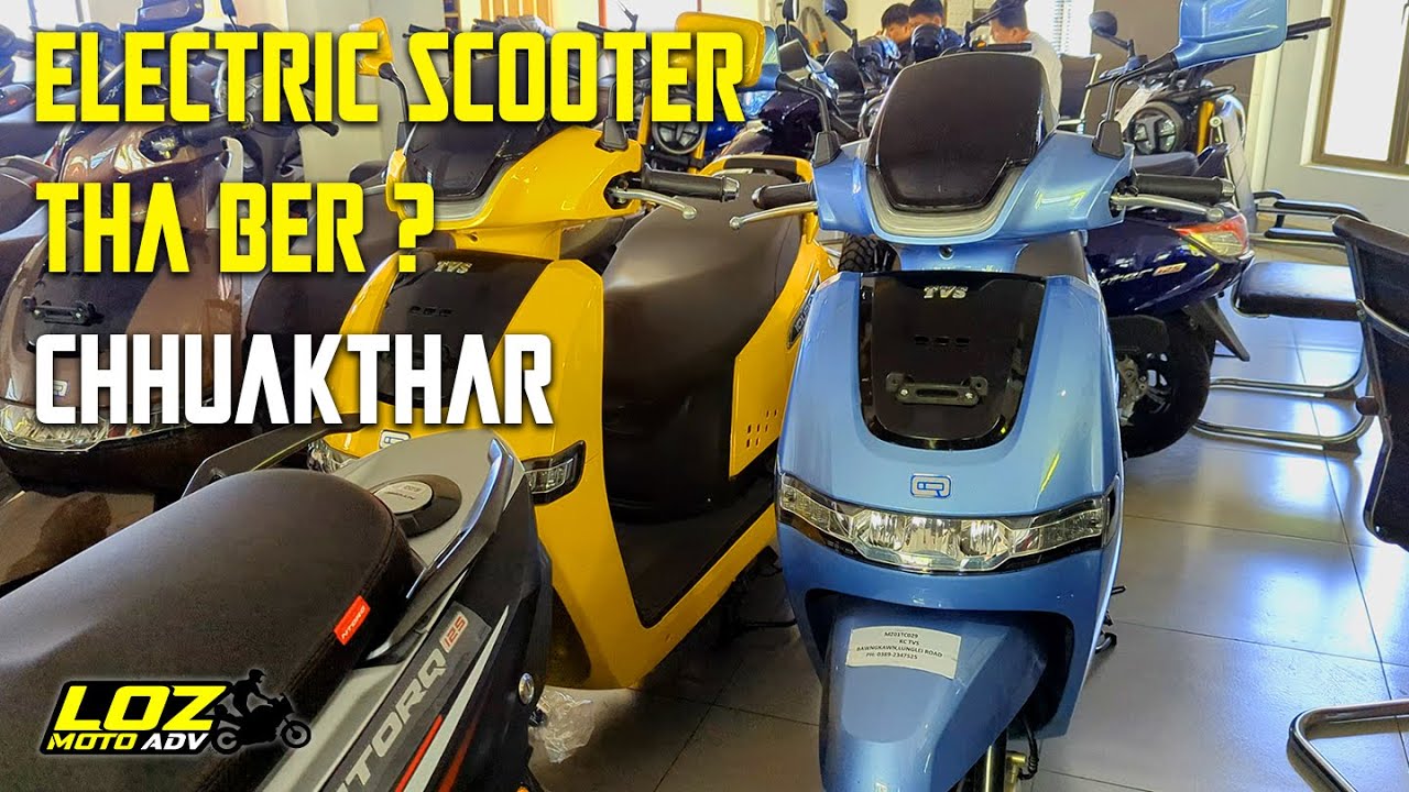 Electric scooter tha ber ani thei mai em?? TVS iCube test video