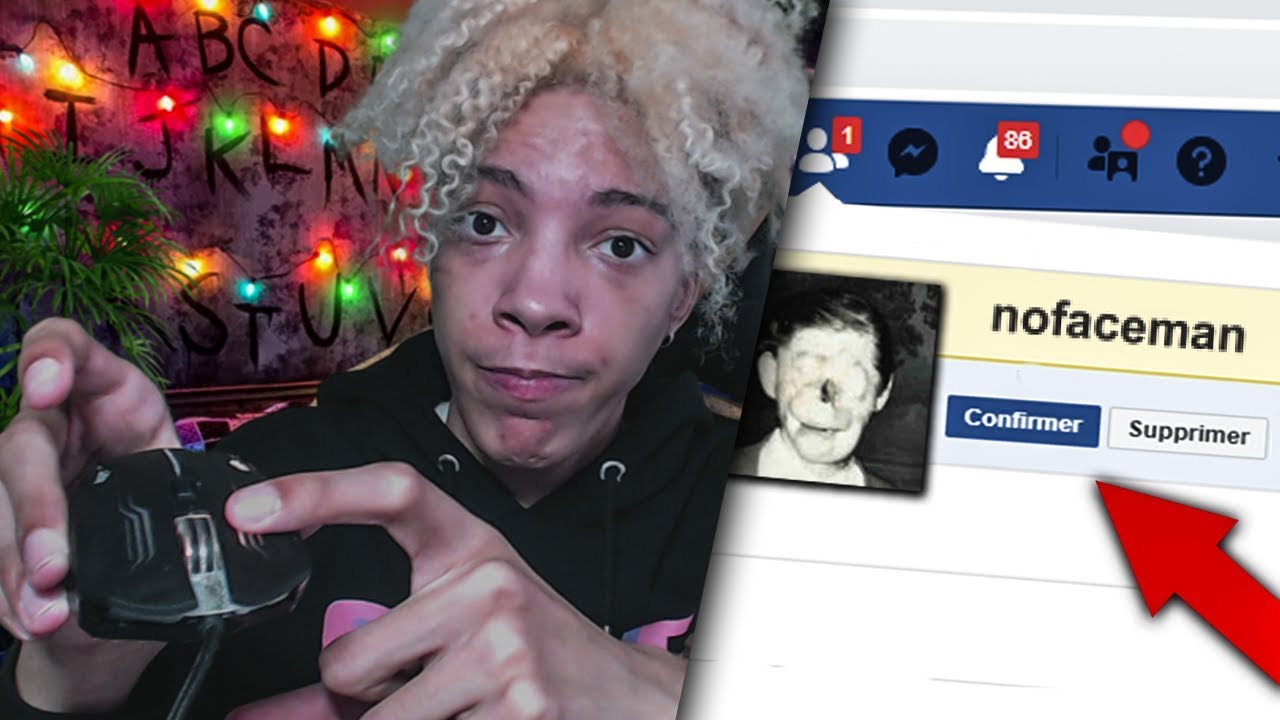 J'ACCEPTE NoFaceMan en ami sur FACEBOOK en LIVE !