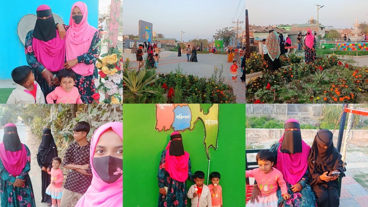বিশ্ব ভালবাসার উপলক্ষে আমাদের মিনি  শিশু পার্কে থেকে ঘুরে আসলাম ফুল দেয়ার মানুষ নে তাতে 😭