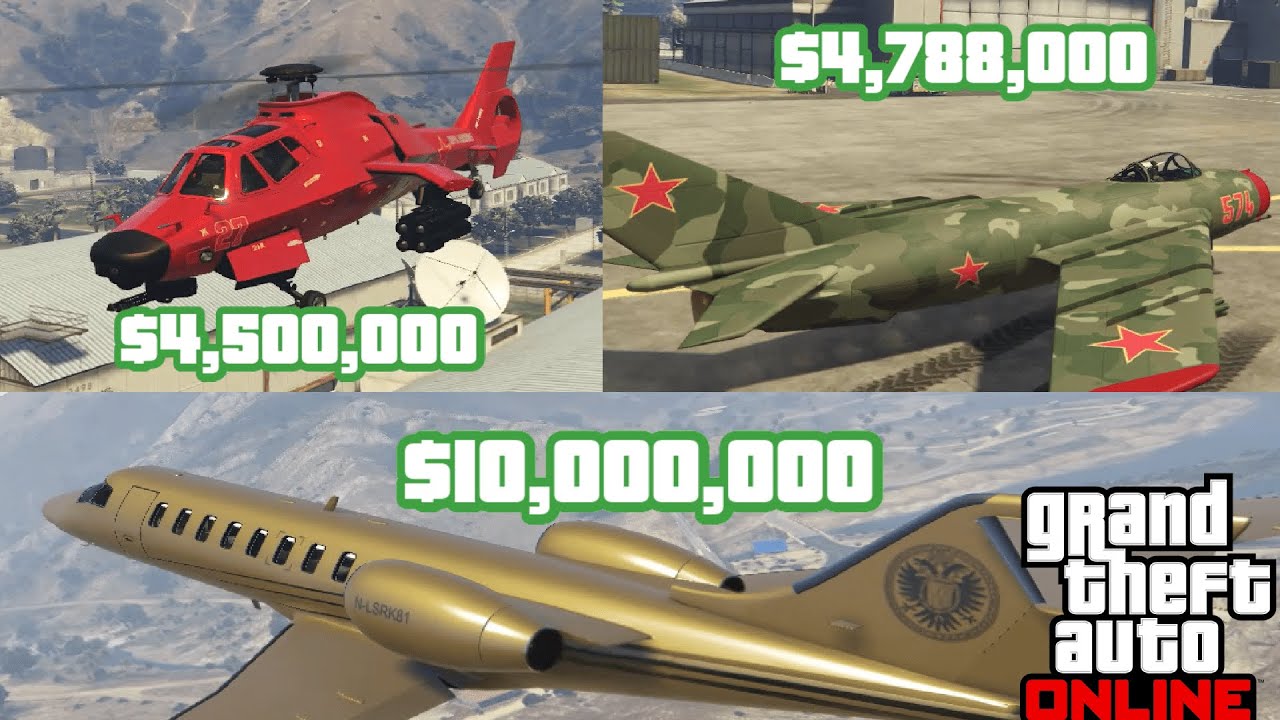 TOP 10 Las cosas MAS CARAS de GTA Online 2023!