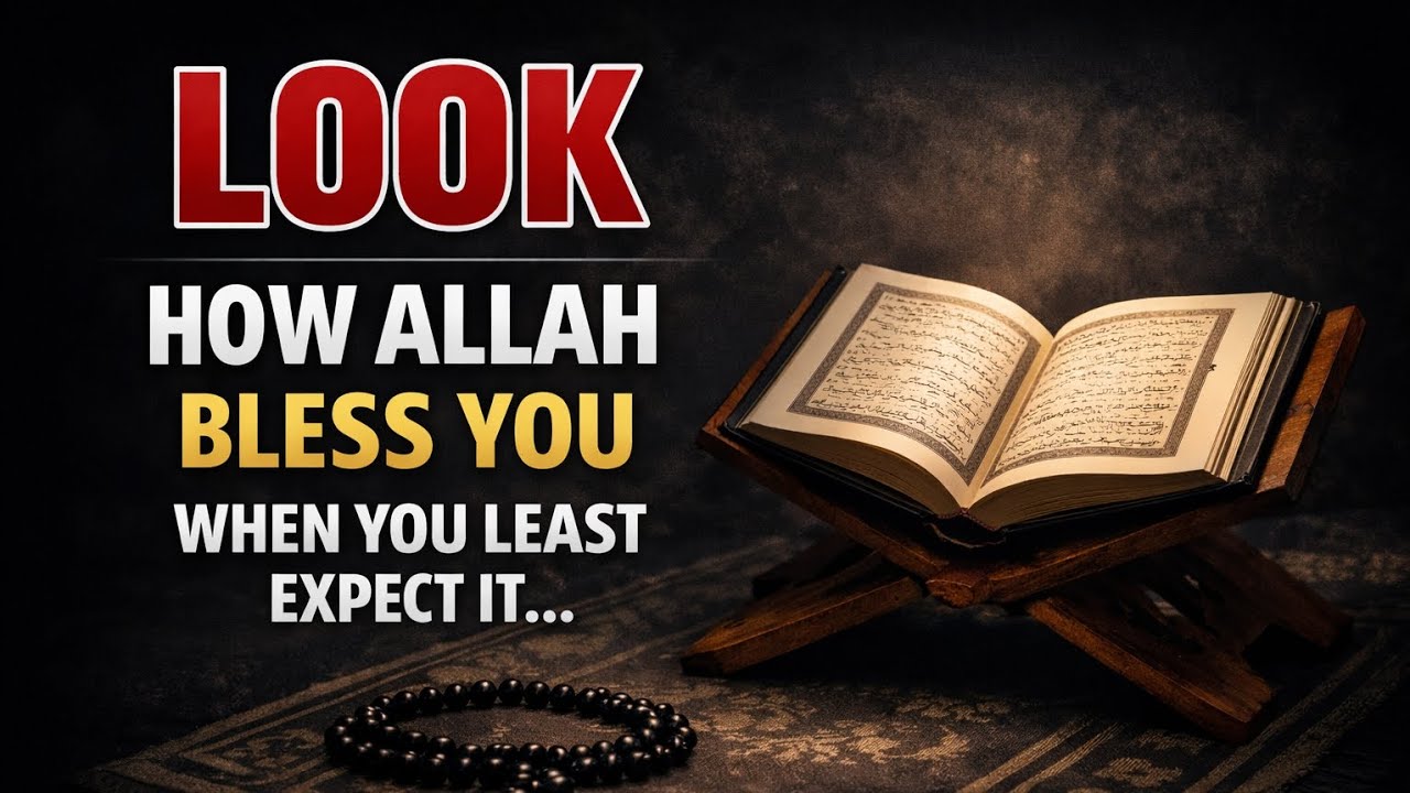 LOOK😍...when Allah wanted to bless you 💞