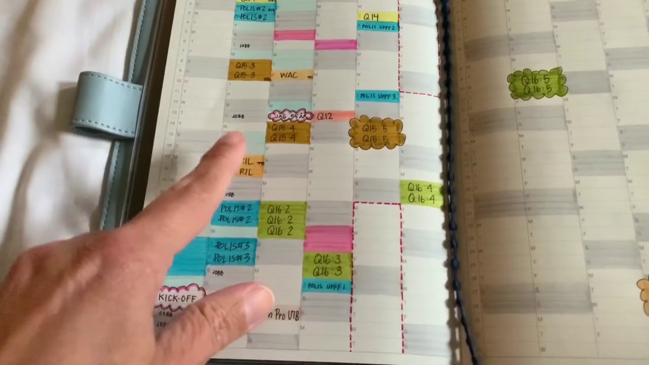 Flip through of my Muji vertical planner A5 size
