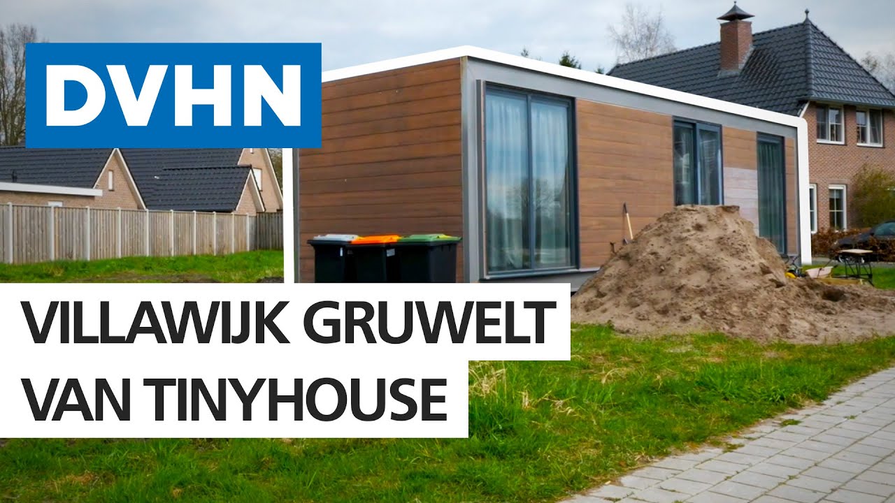 Een tiny house tussen luxe villa's in Dalerpeel.