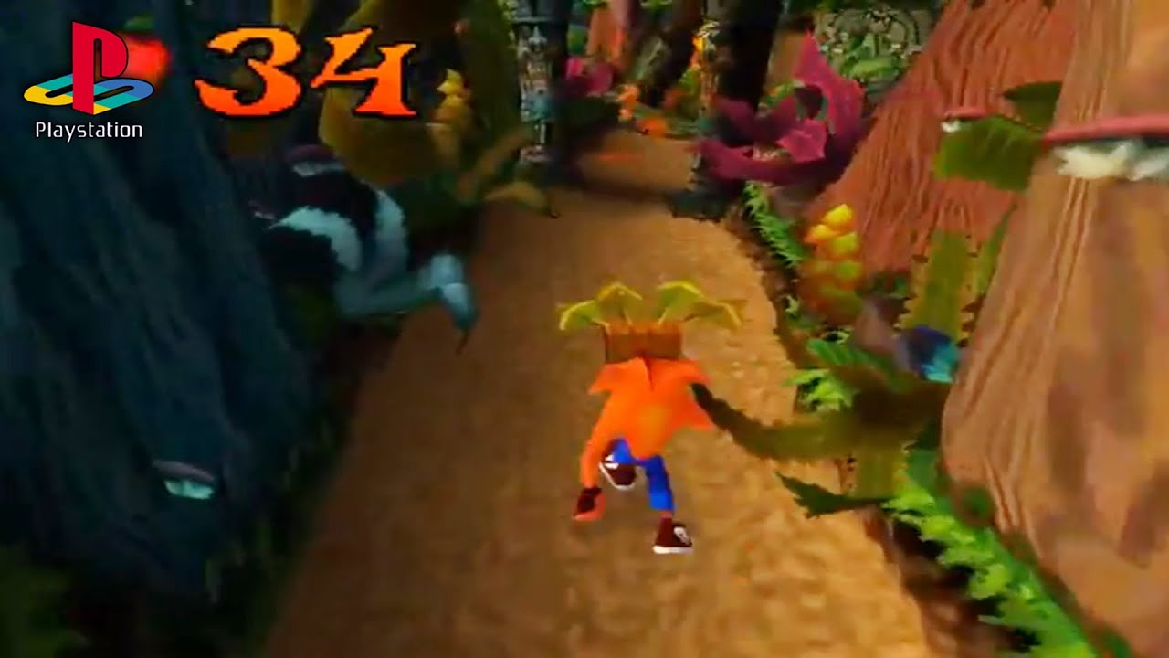Crash Bandicoot (PS1 Gameplay)