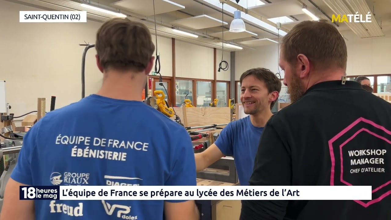 VIE LOCALE : L'équipe de France se prépare au lycée des Métiers de l'Art