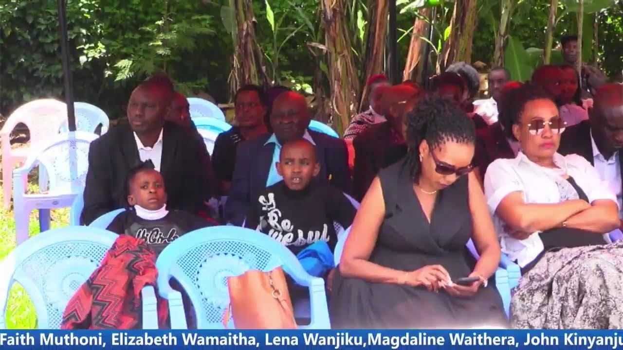 David Wainaina Kinyajui Funeral service