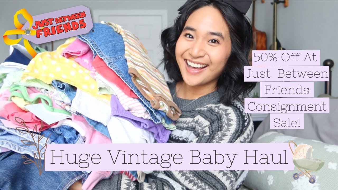 🛍️ HUGE Just Between Friends Consignment Baby & Kids Clothes Haul (+50% Off!) 🥰| Simply Rose Lynne