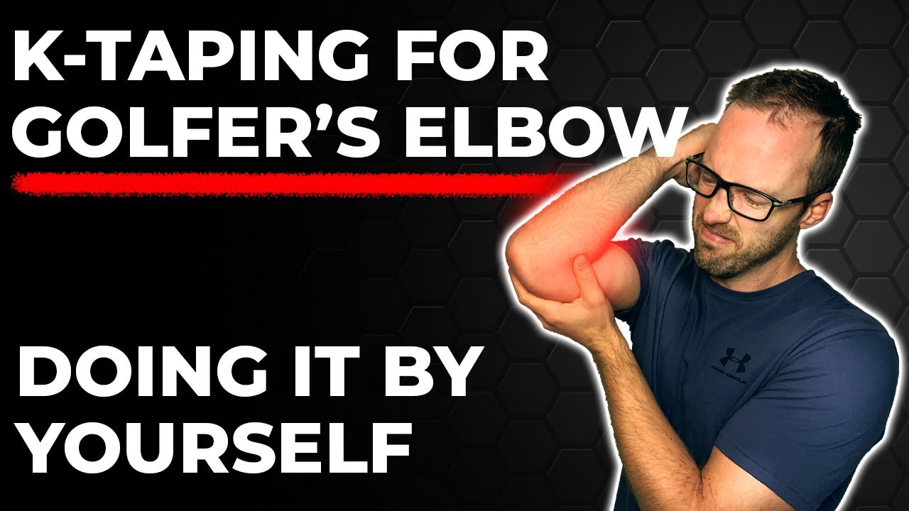 How to K-Tape Golfer's Elbow With KT Tape (or any other brand of kinesio tape)