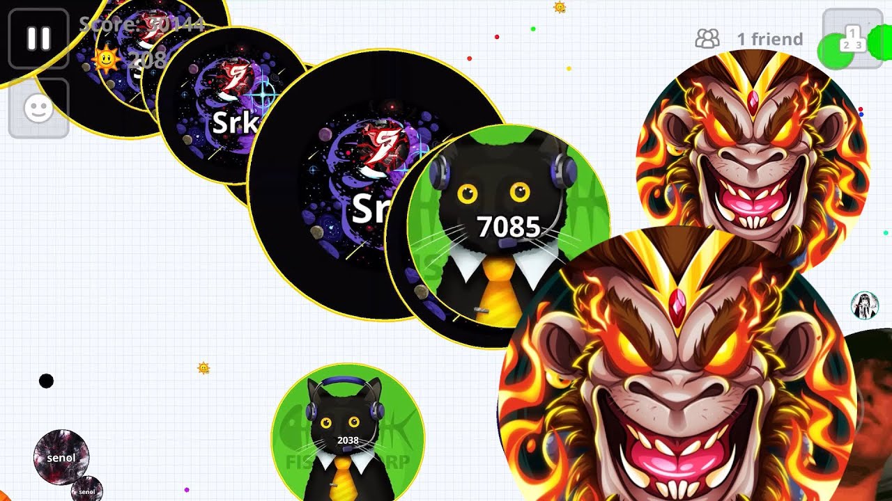 ДУЭТЫ ПРОТИВ КОМАНД 🐈‍⬛ (AGAR.IO MOBILE)