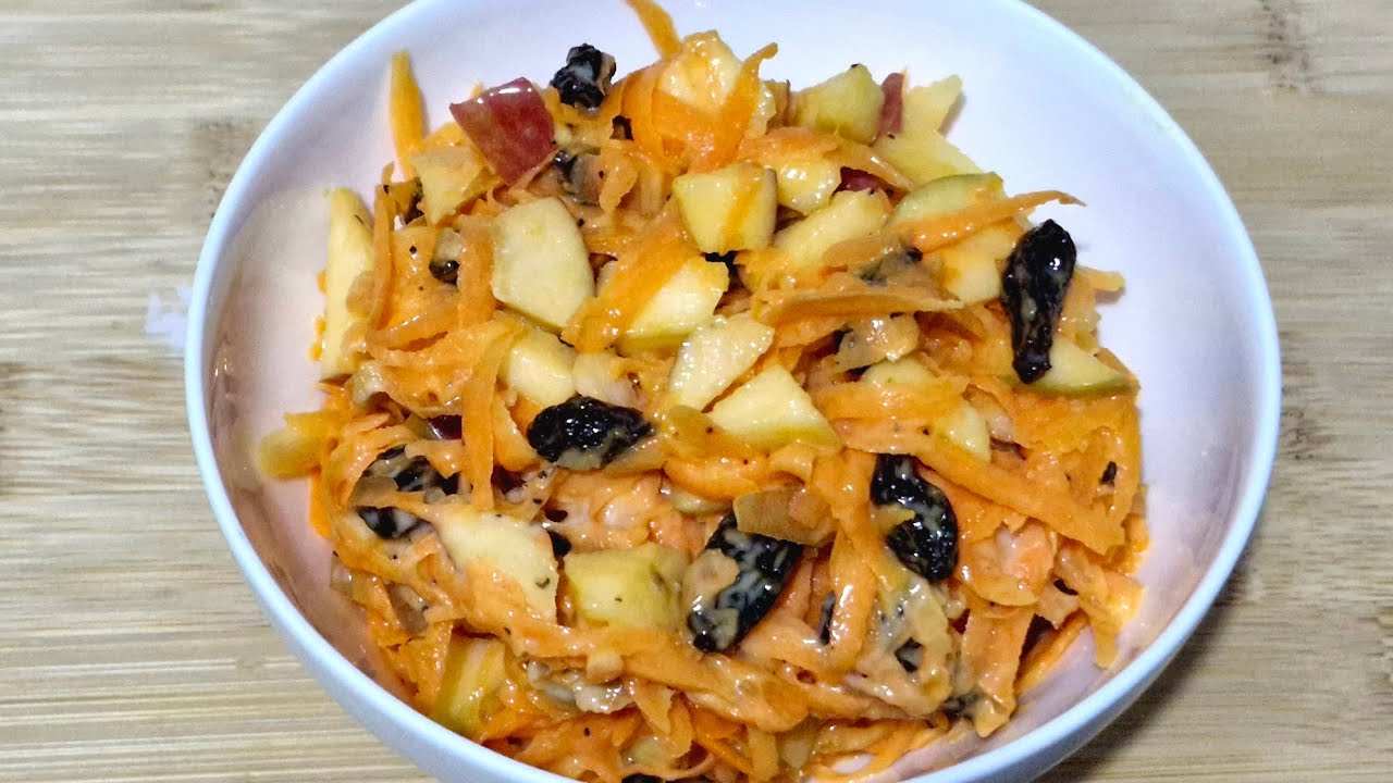 Quick Apple and Carrot Salad Recipe