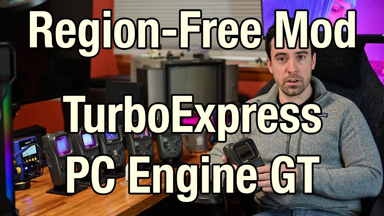 Let's Region Free Mod the TurboExpress / PC Engine GT — No-Cut & Reversible