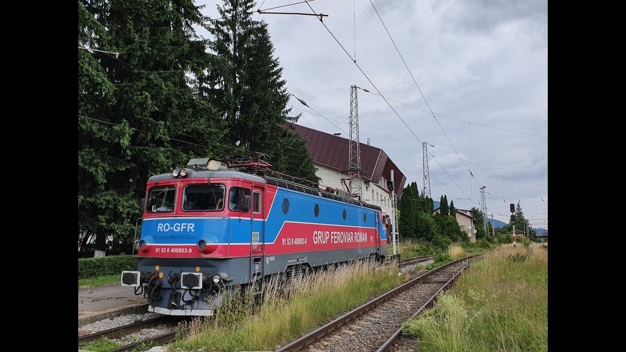 Cab ride Romania: Brasov - Predeal with regio train on sunset