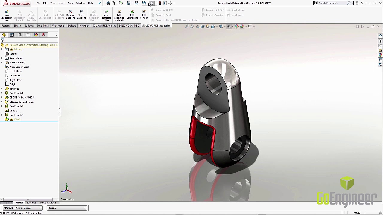 SOLIDWORKS - Replacing Model Information